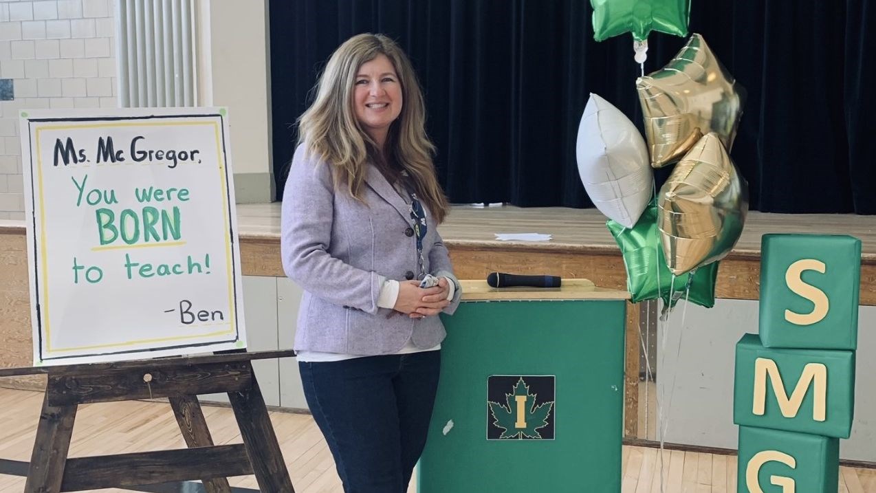 Inkster School - Shelagh McGregor, Teaching Excellence Award